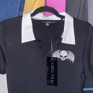 Dolls Kill Dress - Black & White